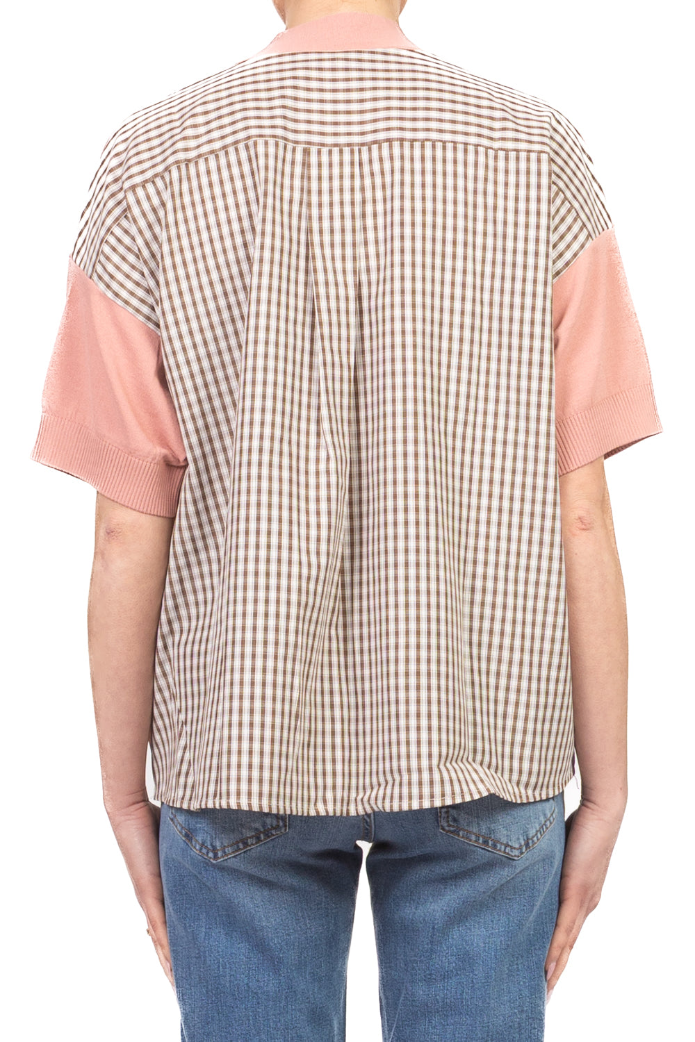 Vicolo - Cardigan mezza manica doppio tessuto Art. 2AB2113