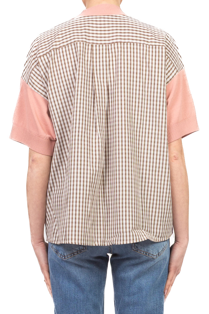 Vicolo - Cardigan mezza manica doppio tessuto Art. 2AB2113