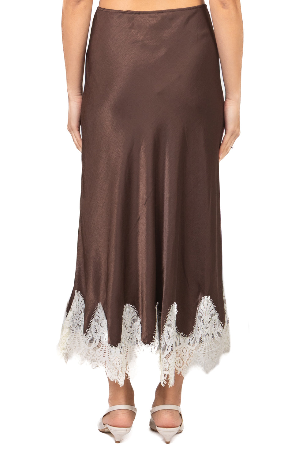 Vicolo - Gonna satin con pizzo Art. TAB1174