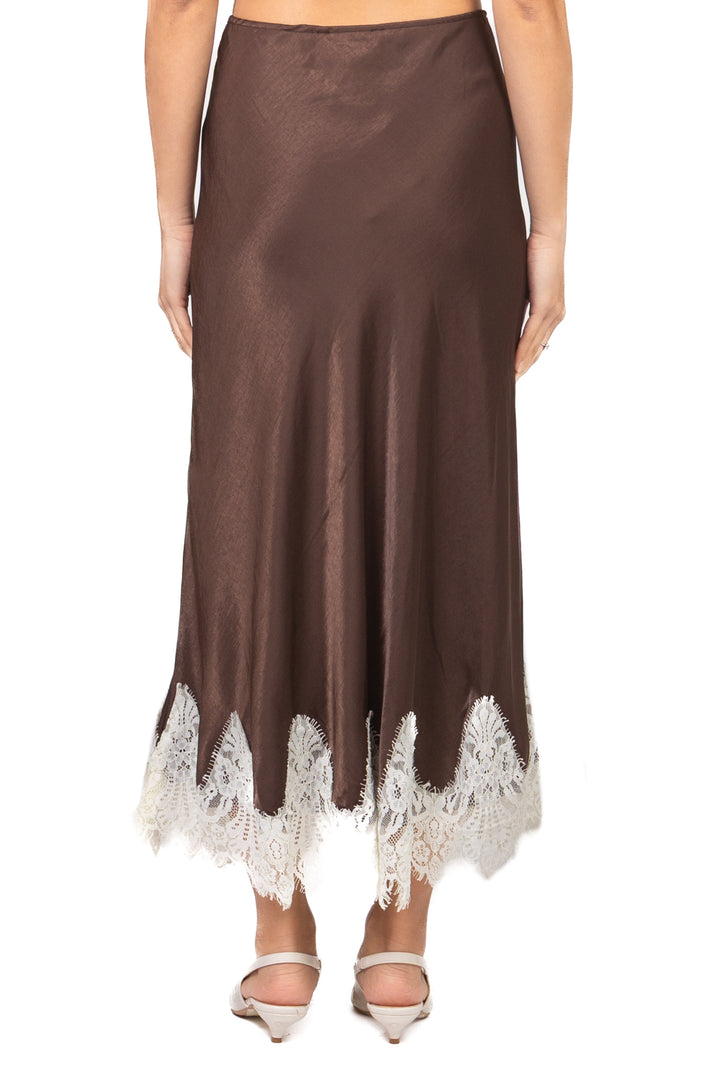 Vicolo - Gonna satin con pizzo Art. TAB1174