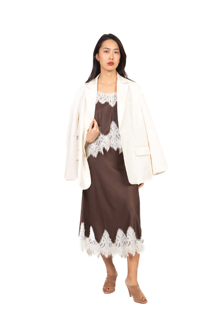 Vicolo - Gonna satin con pizzo Art. TAB1174