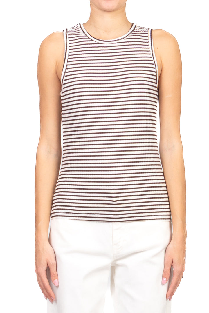 Have one - Canotta rigata scollo vogatore Art. RJS-Q052