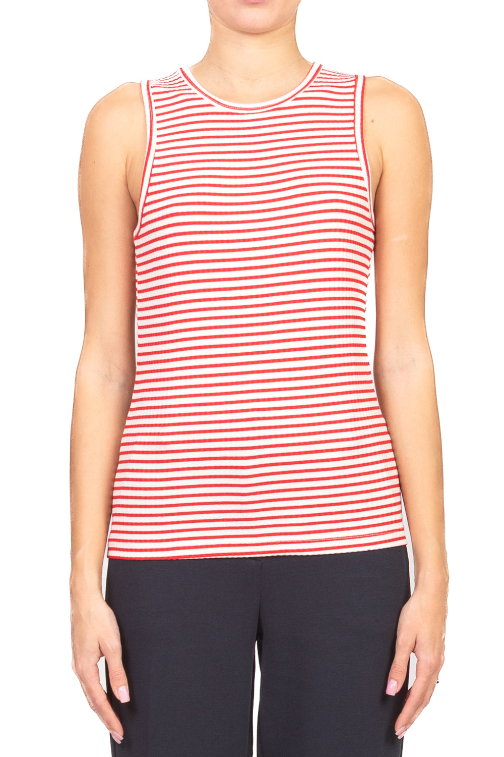 Have one - Canotta rigata scollo vogatore Art. RJS-Q052