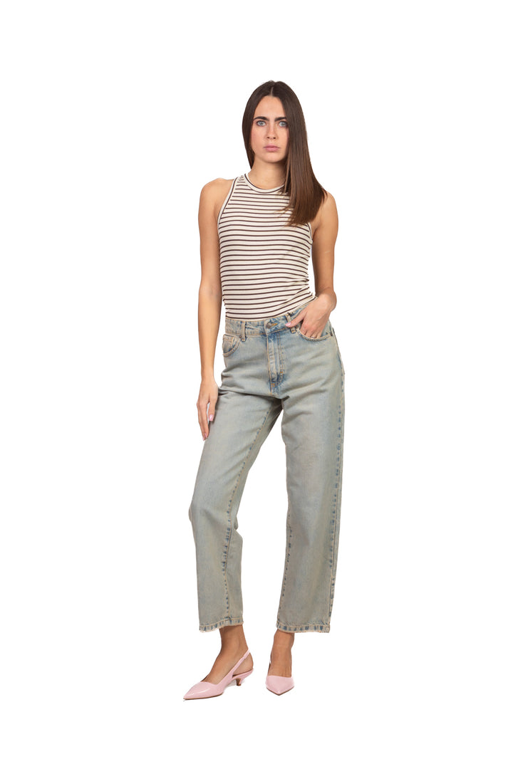 Vicolo - Canotta vogatore a righe Art. UAB0205