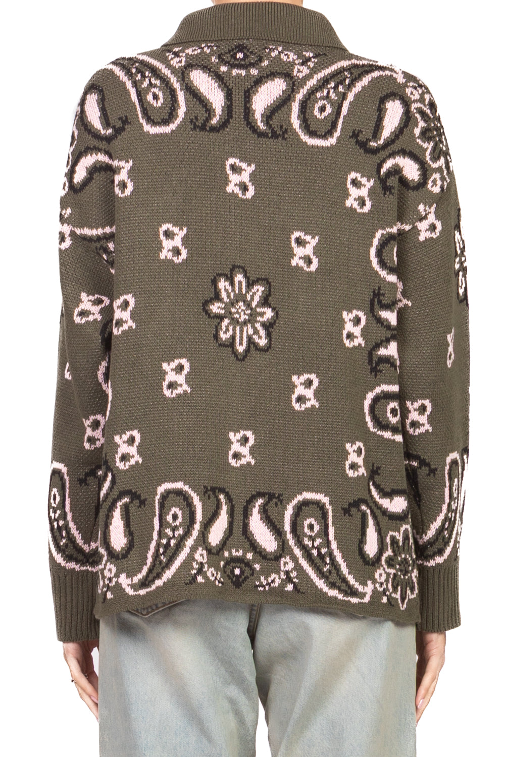 Tensione in - Cardigan fantasia bandana con colletto Art. P6HMG24A414
