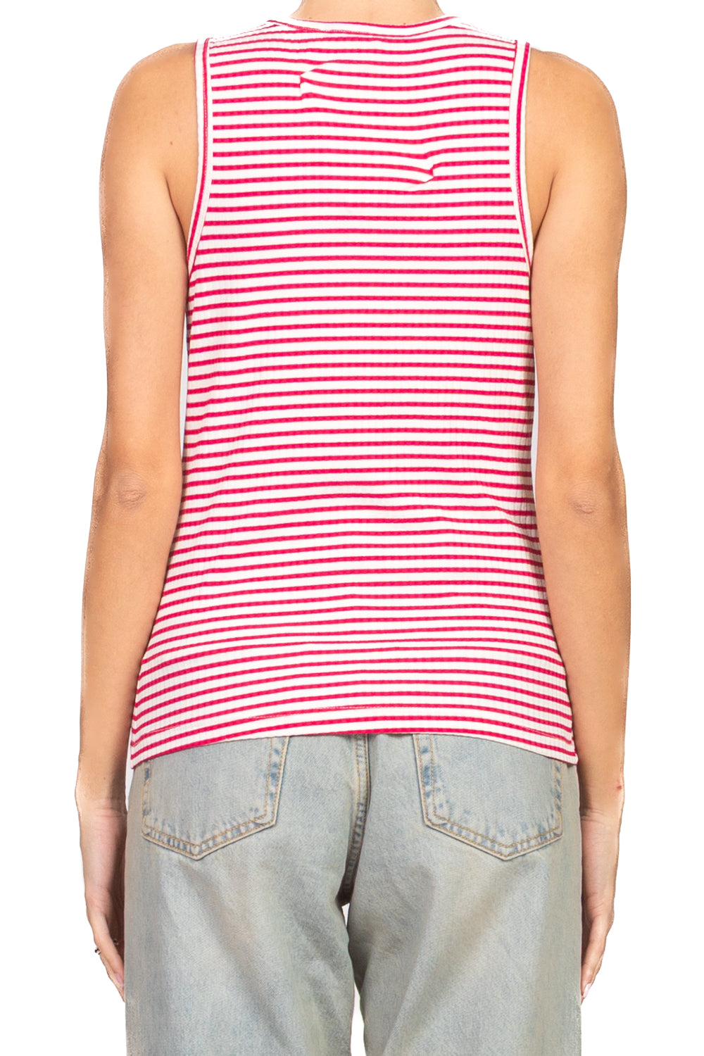 Have one - Canotta rigata scollo vogatore Art. RJS-Q052