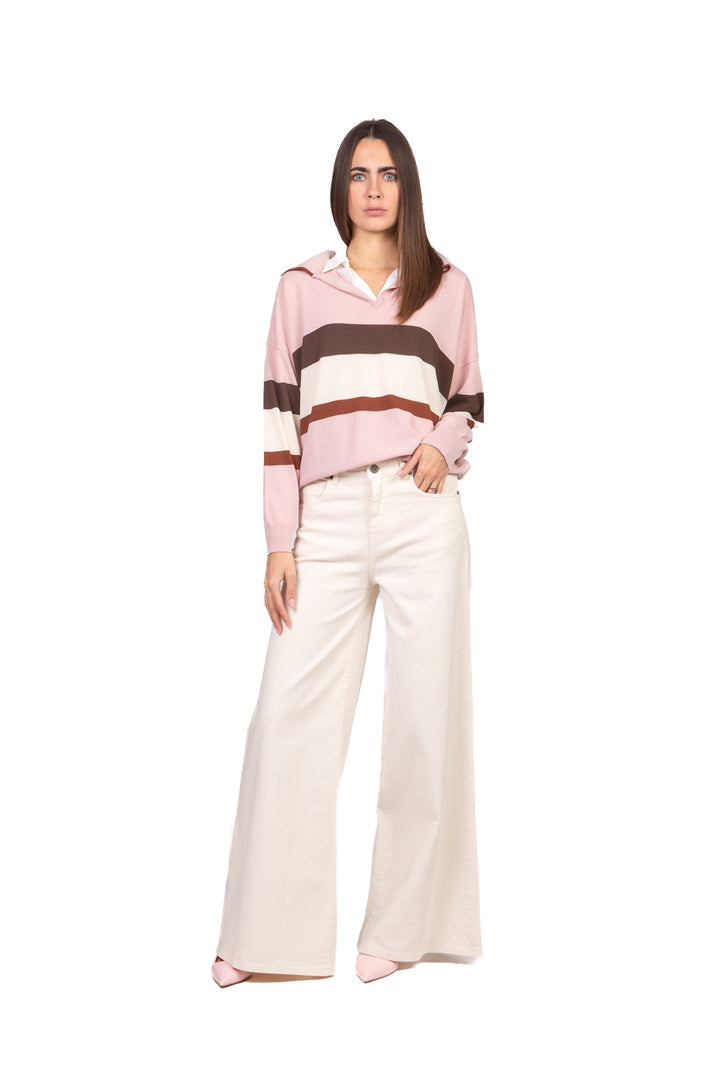 Vicolo - Maglia polo a righe Art. 2AB2121