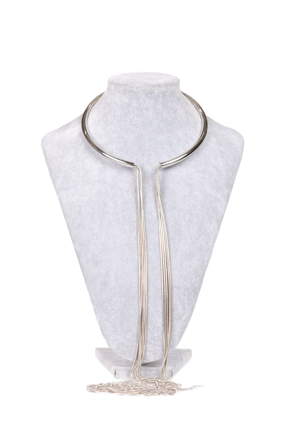 Upper - Collana girocollo con fili asimmetrici