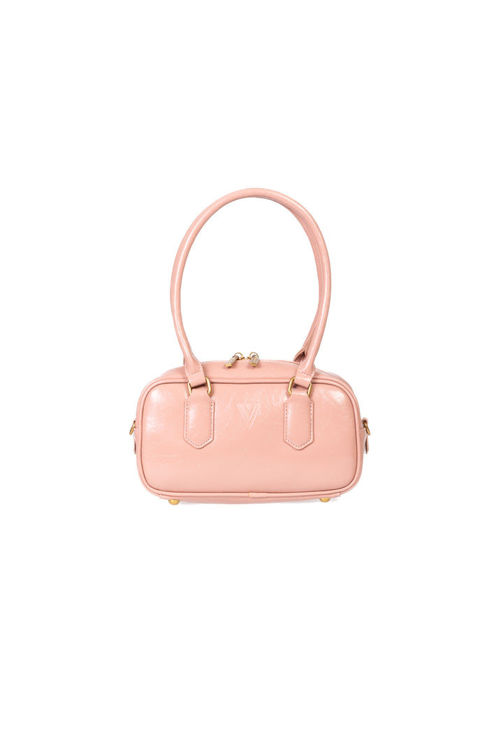 Vicolo - Borsa bauletto in pelle con logo Art. XAB0020