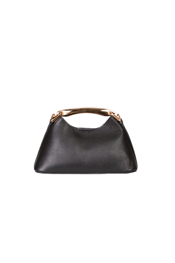 Upper - Borsa trapezio manico oro