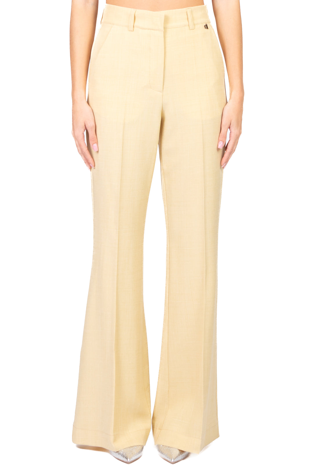 Dixie - Pantalone svasato gessato Art. PDN91FH