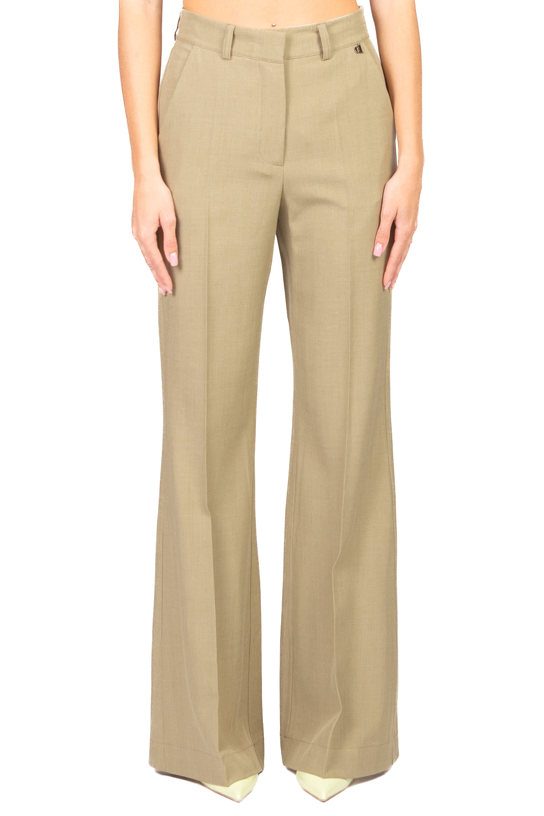 Dixie - Pantalone svasato gessato Art. PDN91FH