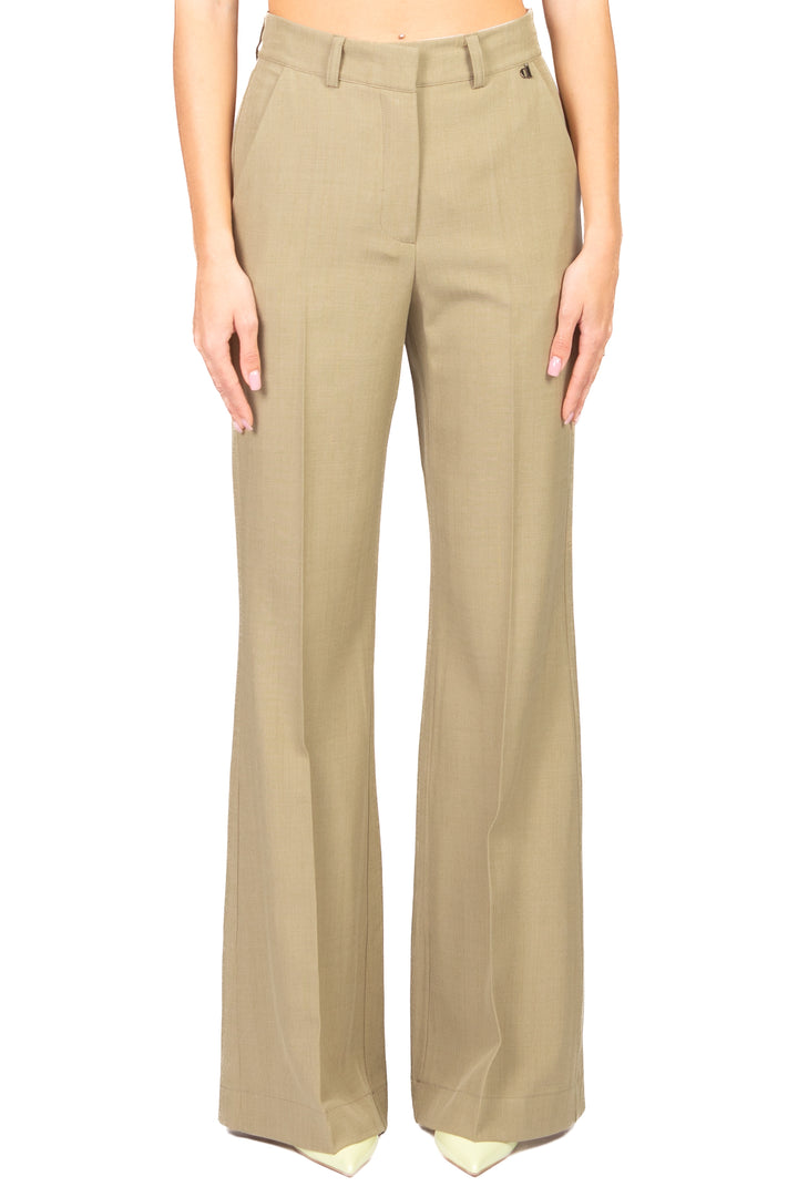 Dixie - Pantalone svasato gessato Art. PDN91FH