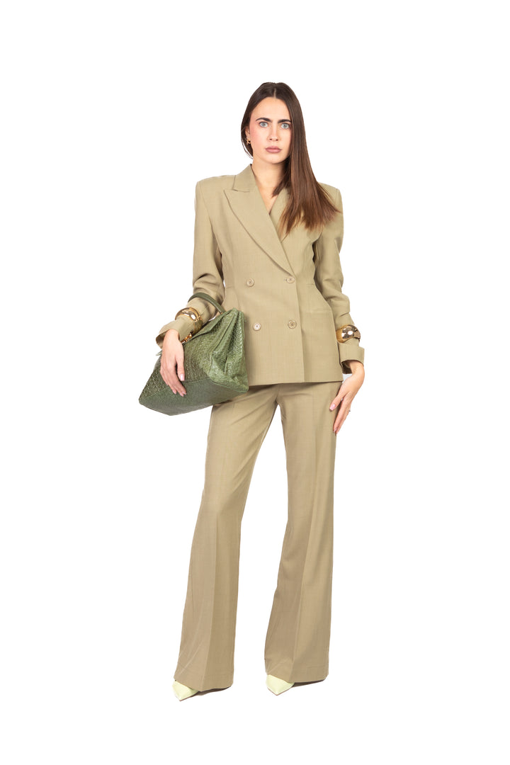 Dixie - Pantalone svasato gessato Art. PDN91FH