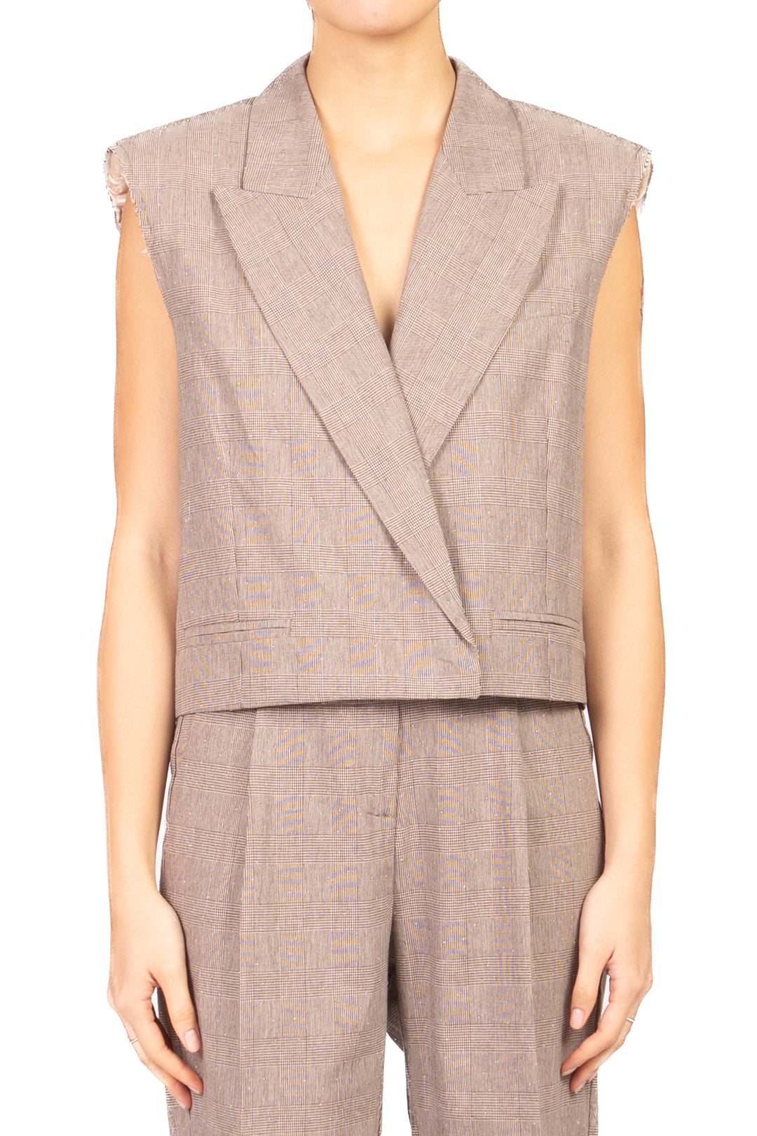 Vicolo - Gilet galles micro paillettes Art. TAB1377