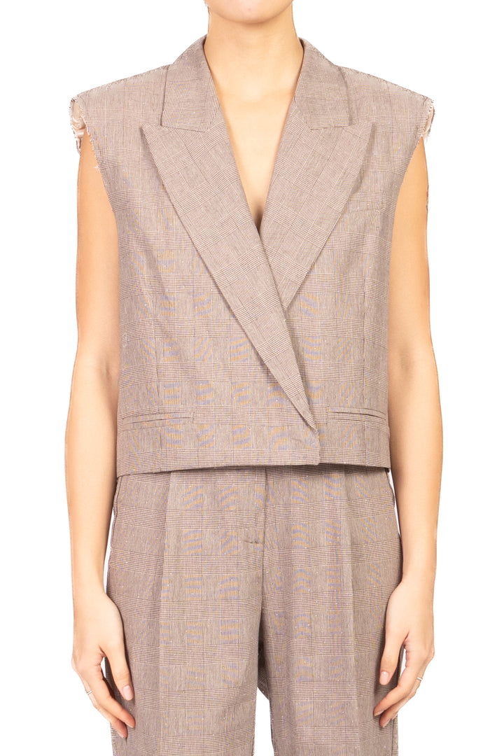 Vicolo - Gilet galles micro paillettes Art. TAB1377