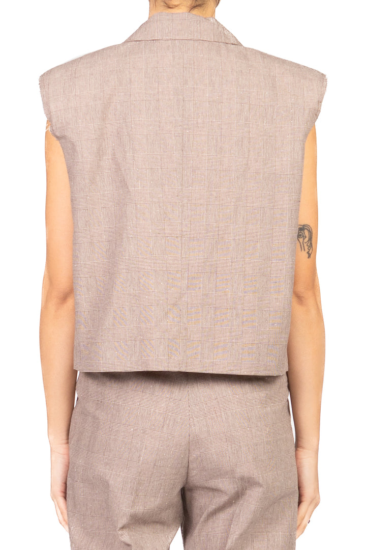 Vicolo - Gilet galles micro paillettes Art. TAB1377