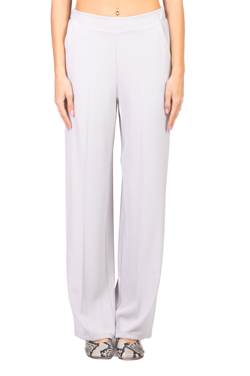 Imperial - Pantalone gamba dritta in crepe Art. P4L0LHX