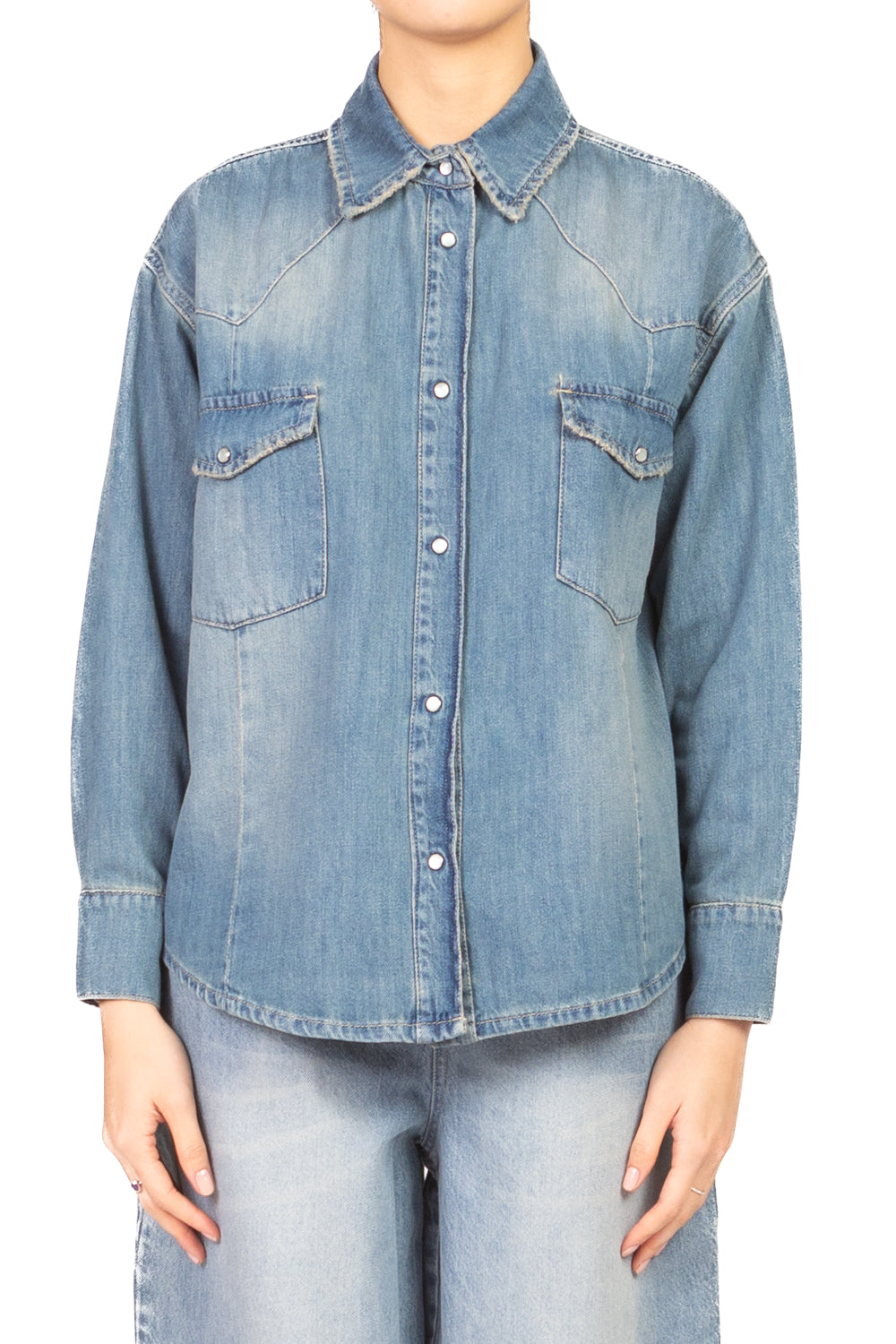 Vicolo - Camicia jeans Art. DAB5308