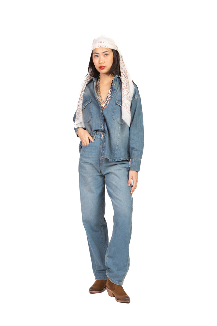 Vicolo - Camicia jeans Art. DAB5308