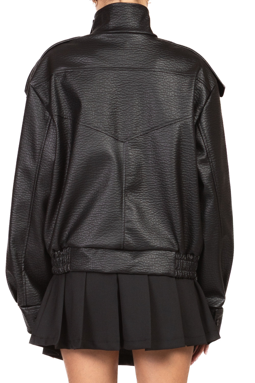 Vicolo - Bomber ecopelle collo alzato  Art. TAB1307/TAB1350