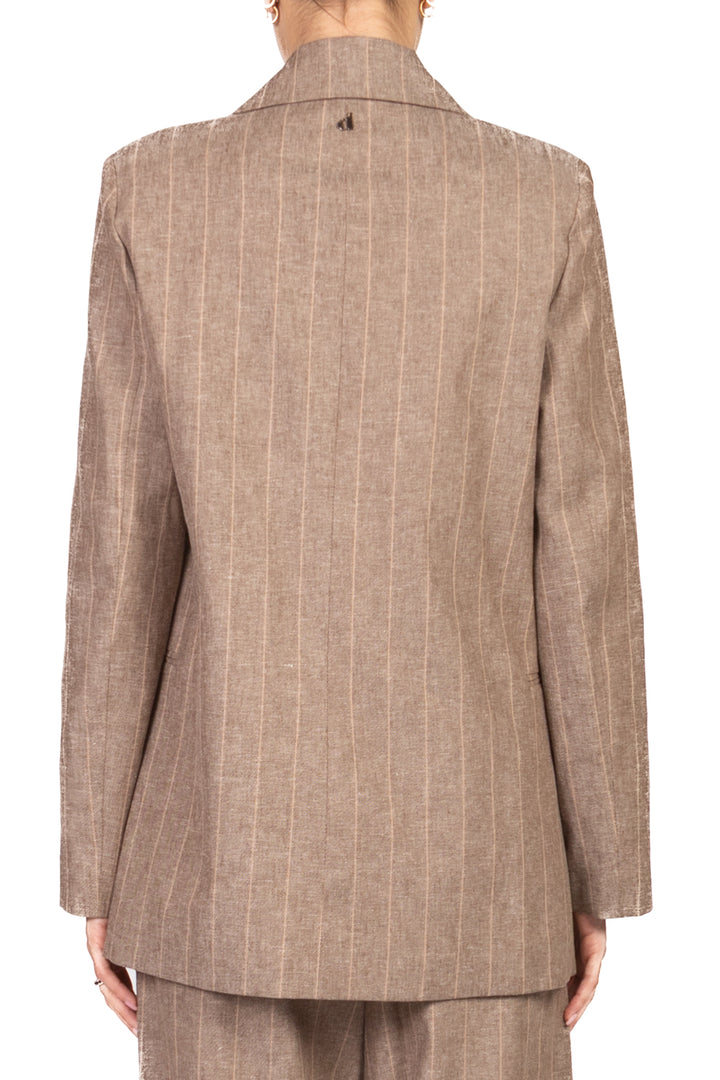 Dixie - Giacca doppio petto gessata Art. J845A025