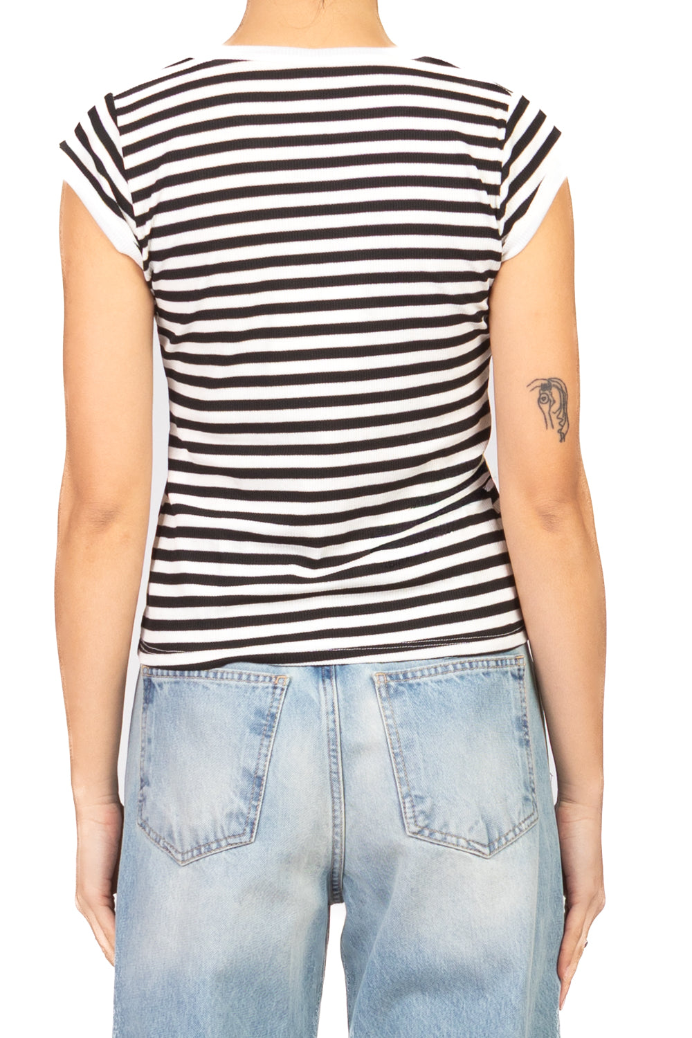 Tensione In - T-shirt a costine rigata  Art. 21011