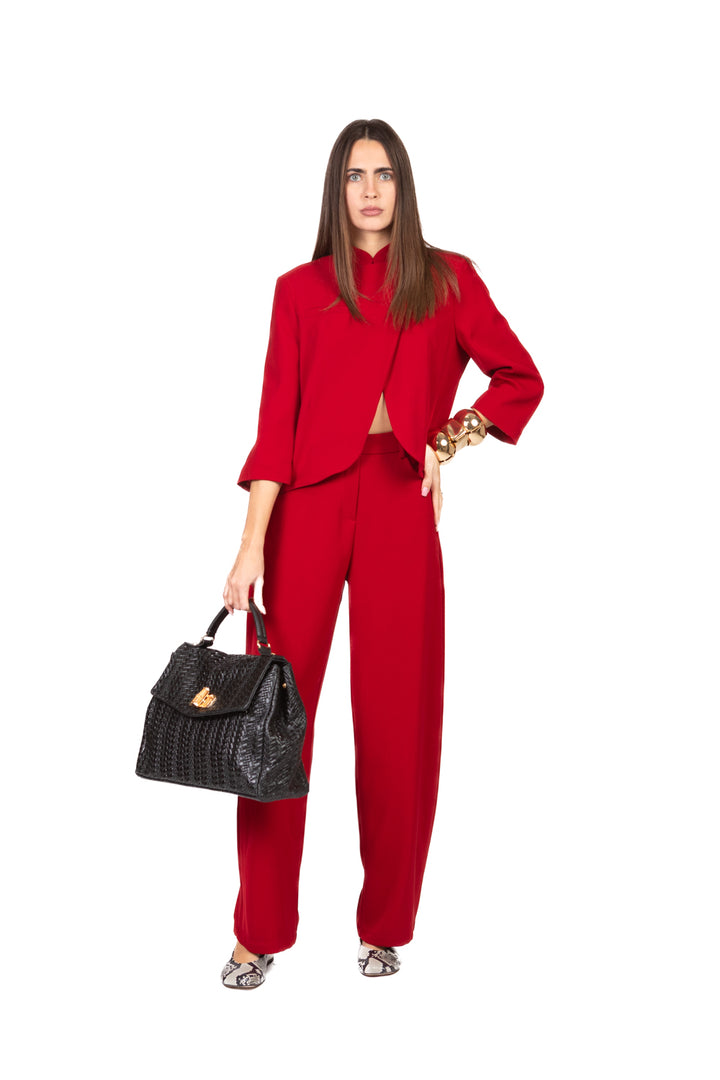 Tensione In - Giacca corta chiusura asimmetrica Art. 26B4185