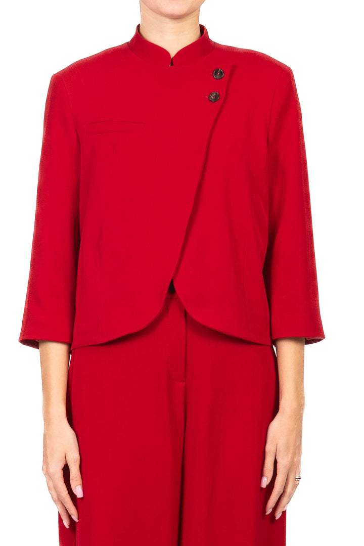 Tensione In - Giacca corta chiusura asimmetrica Art. 26B4185