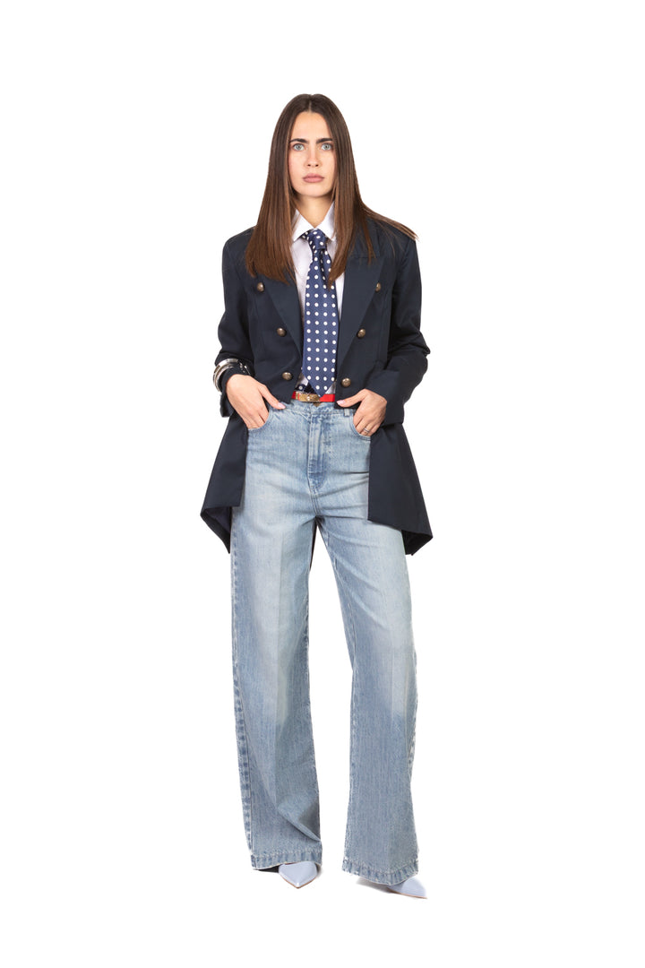 Vicolo - Jeans palazzo con cintura Art. DAB5330