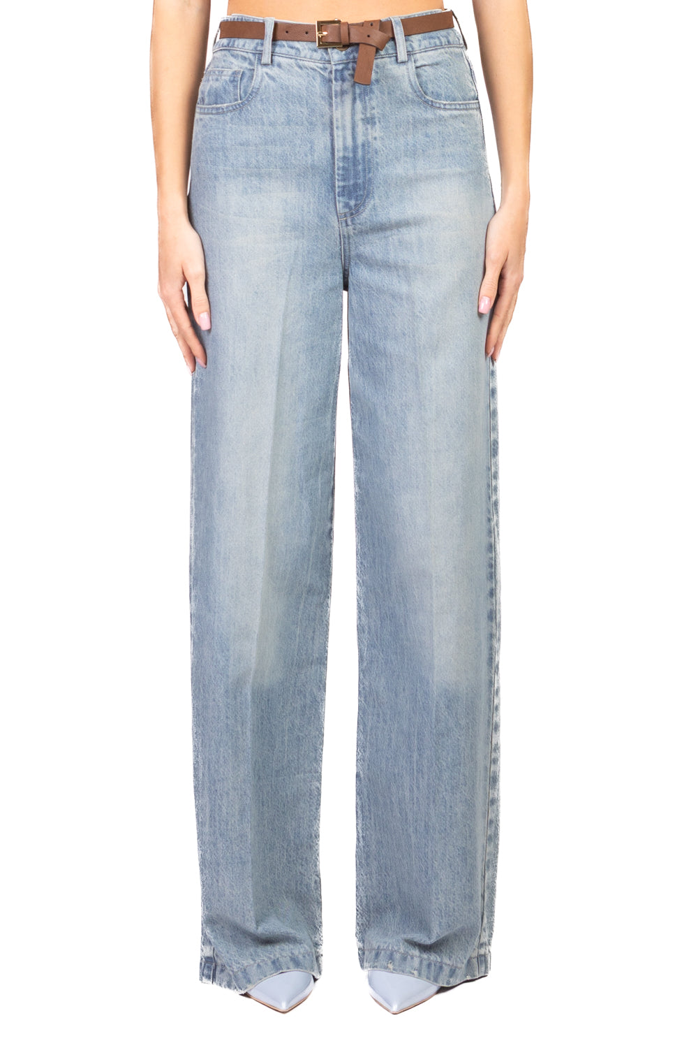 Vicolo - Jeans palazzo con cintura Art. DAB5330