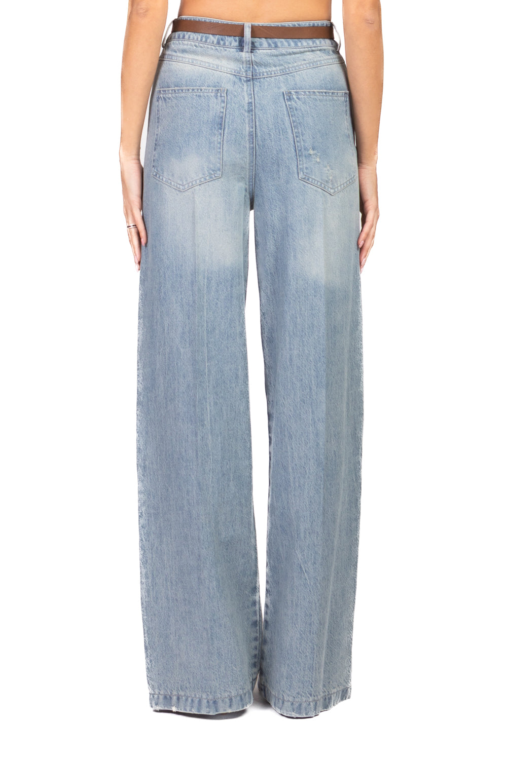 Vicolo - Jeans palazzo con cintura Art. DAB5330