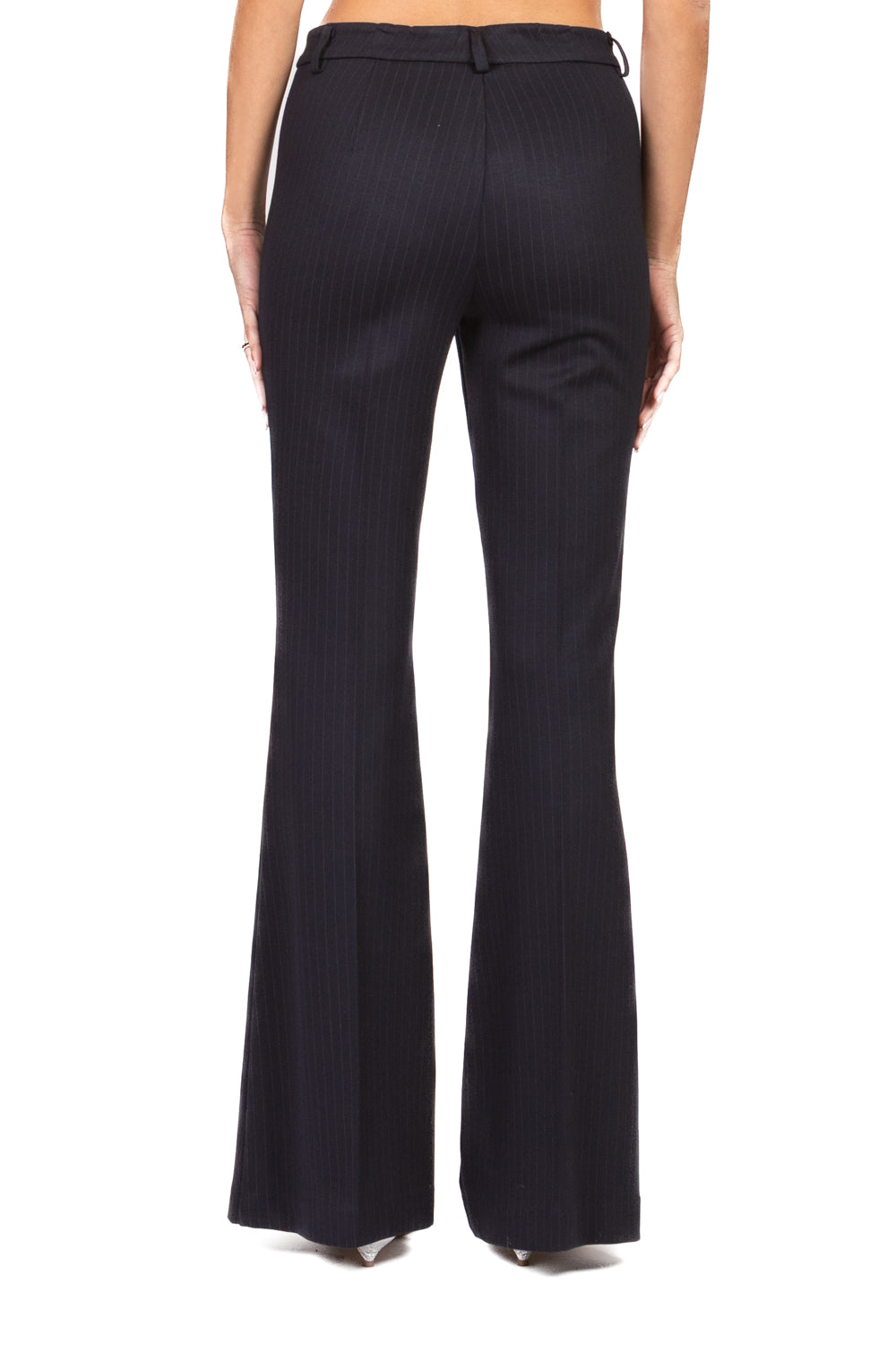 Vicolo - Pantalone gessato a zampa Art. TAB0062