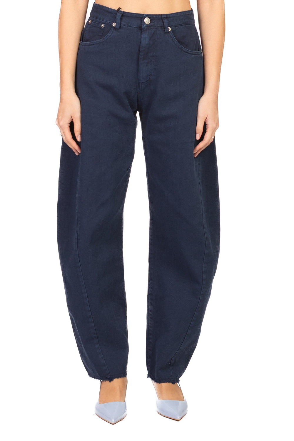 Tensione In - Jeans barrel sfrangiato Art. S26P287
