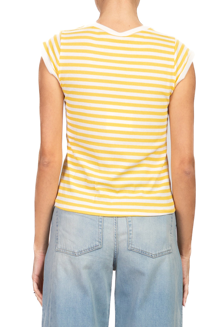 Tensione In - T-shirt a costine rigata  Art. 21011