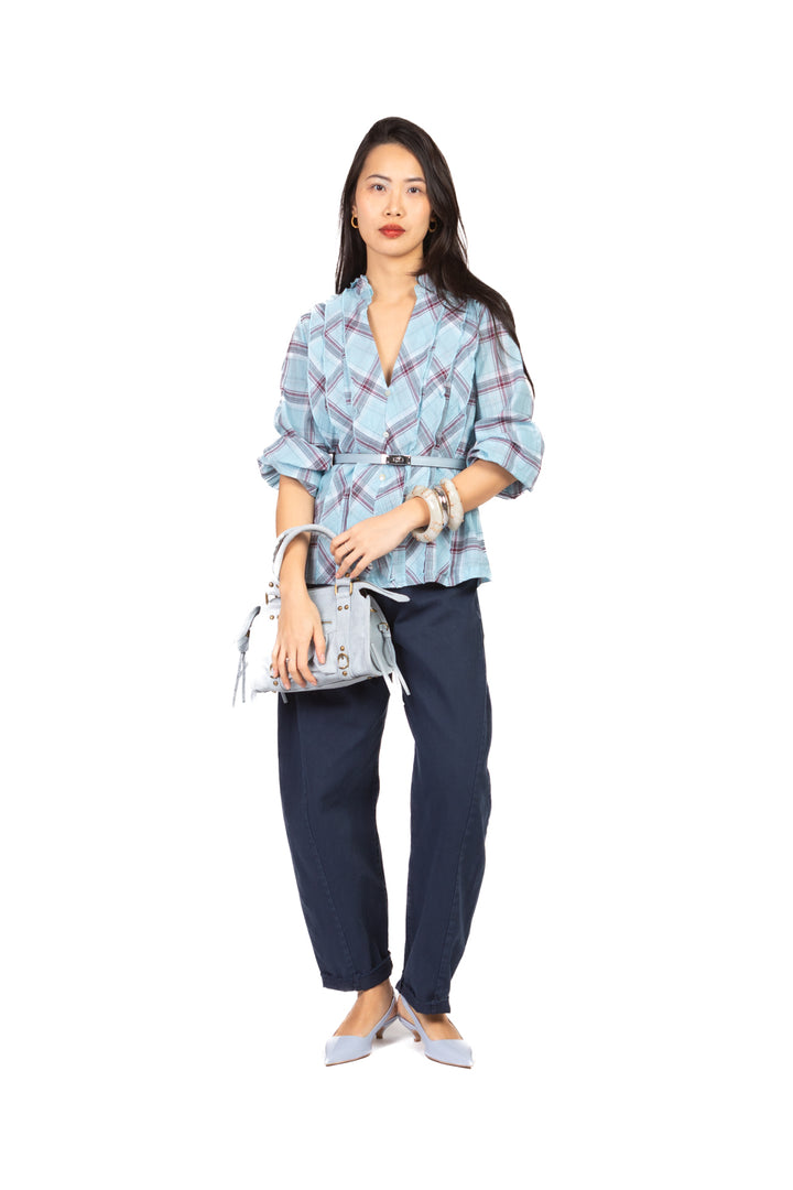 Tensione In - Jeans barrel sfrangiato Art. S26P287