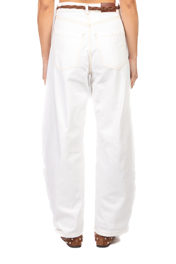 Tensione In - Pantalone barrel con cinta Art. 116T