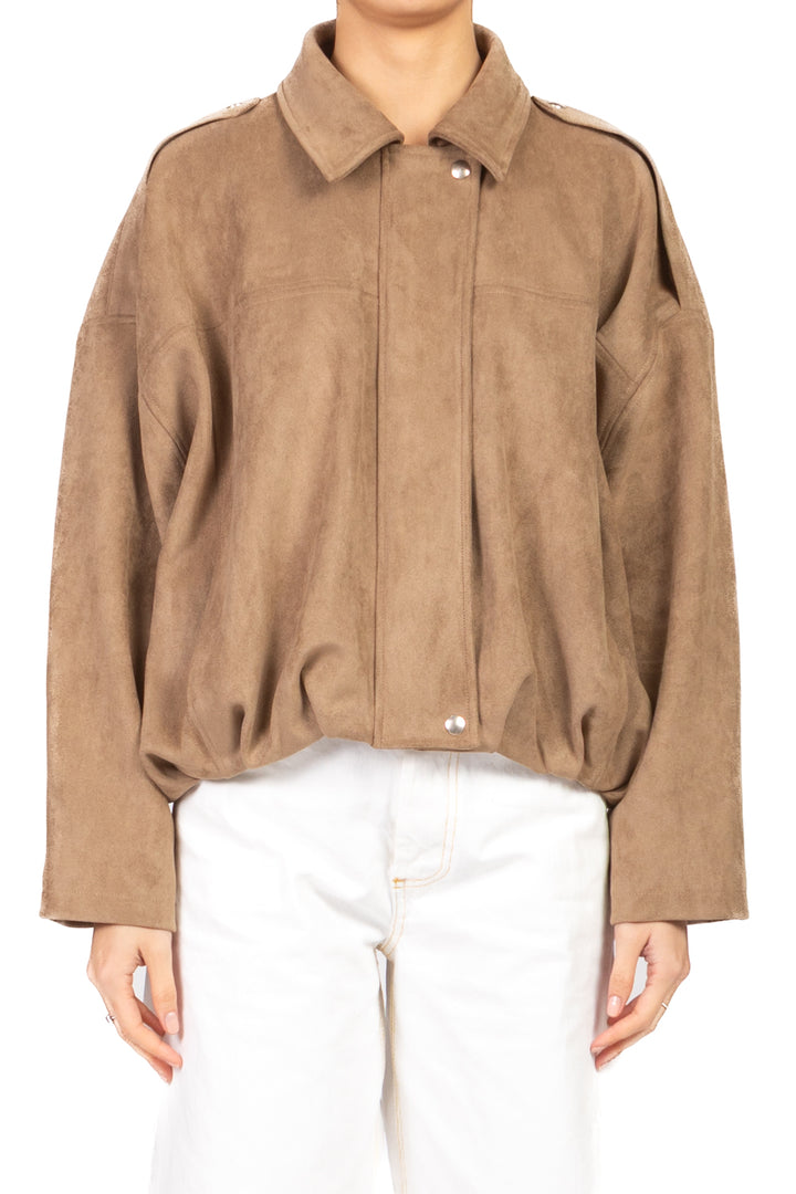 Tensione In - Giacca bomber scamosciata Art. 126074