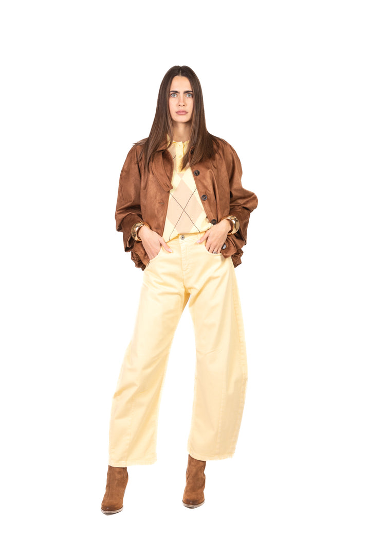 Tensione In - Bomber in suede intrecciato Art. 26B4164