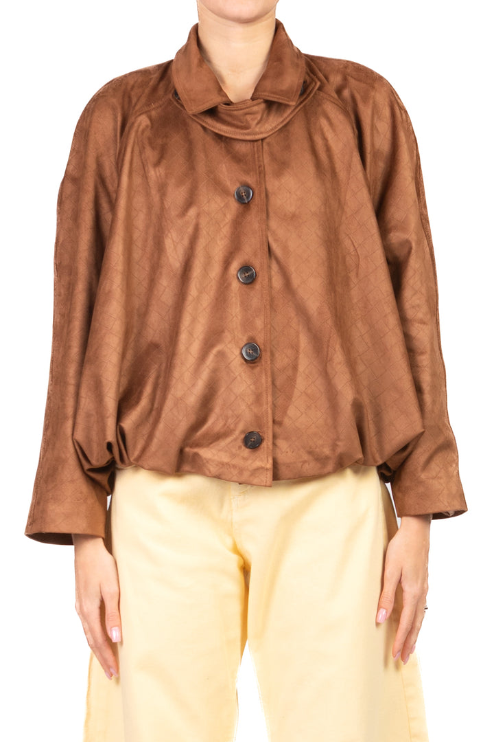 Tensione In - Bomber in suede intrecciato Art. 26B4164