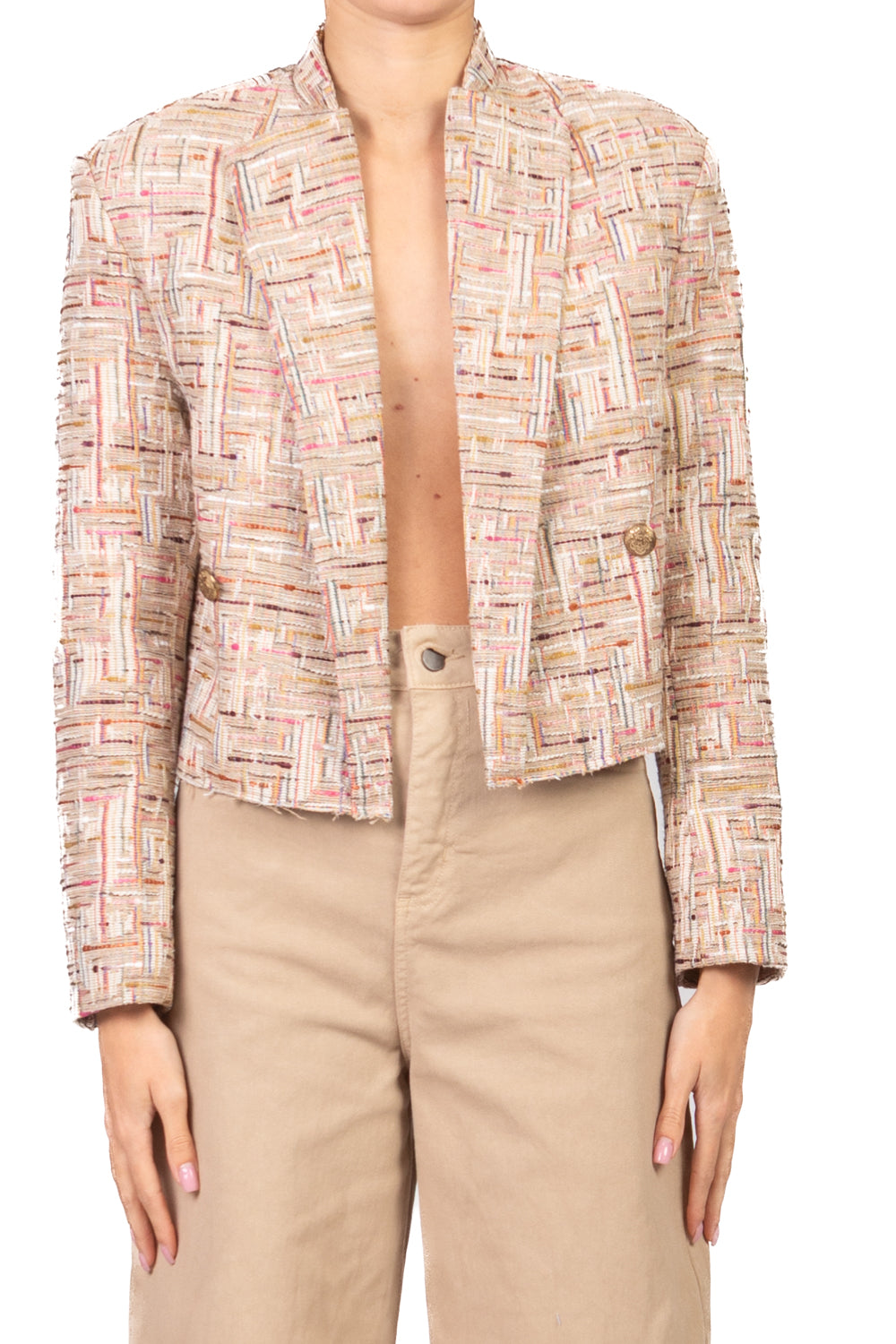 Tensione In - Giacca spencer fantasia Art. S26J678