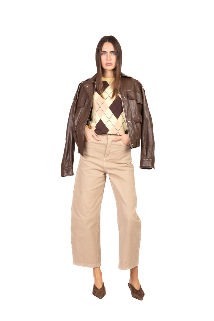 Vicolo - Maglia girocollo con rombi  Art. 2AB2128