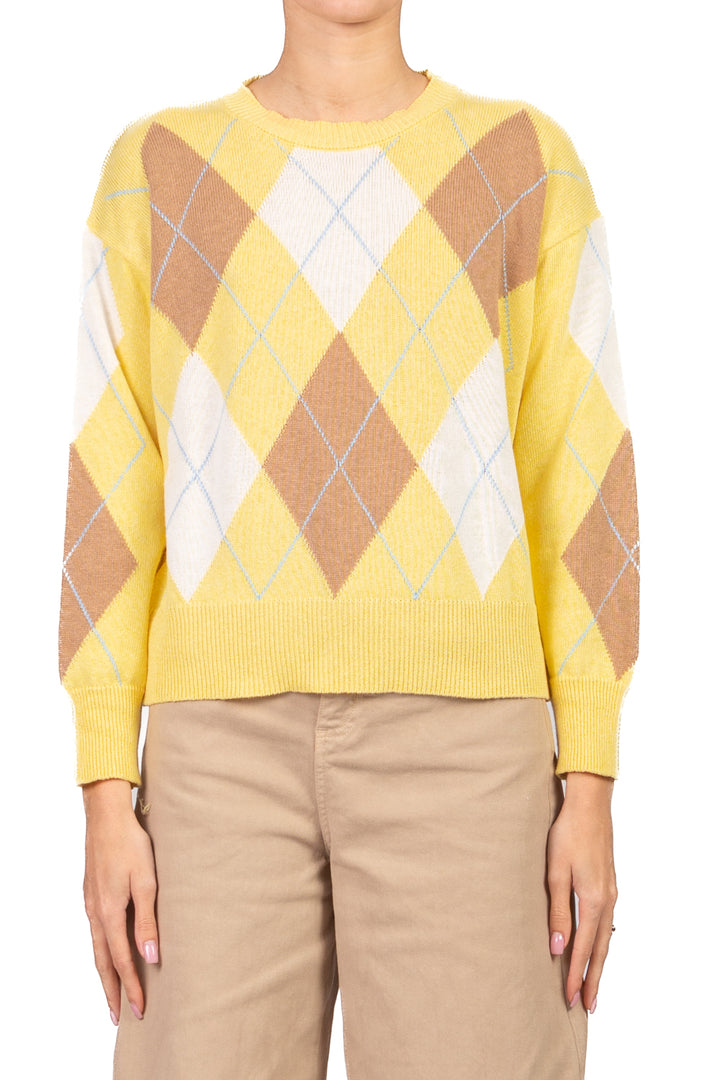 Vicolo - Maglia rombi girocollo Art. 7AB7059