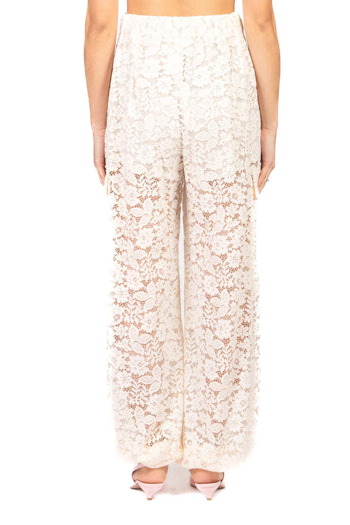 Vicolo - Pantalone cargo in pizzo Art. TAB1390