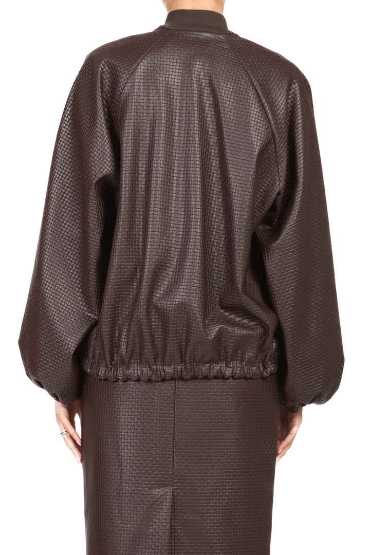 Tensione In - Bomber ecopelle intrecciato Art. S26J761