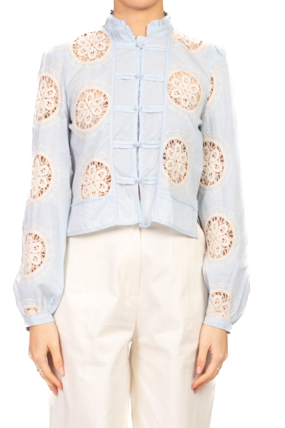 Tensione In - Camicia napoleone con ricamo Art. S26C647