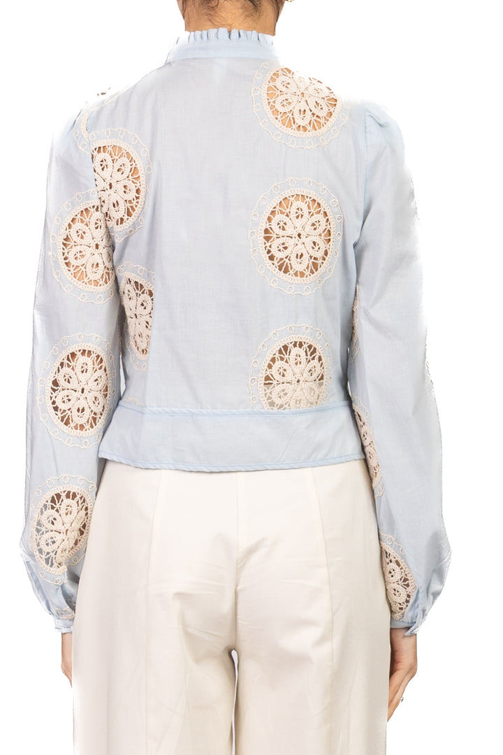 Tensione In - Camicia napoleone con ricamo Art. S26C647