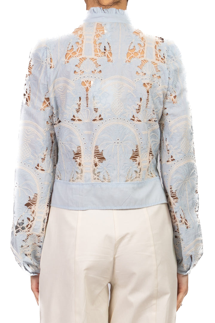 Tensione In - Camicia napoleone intarsi pizzo Art. S26C663