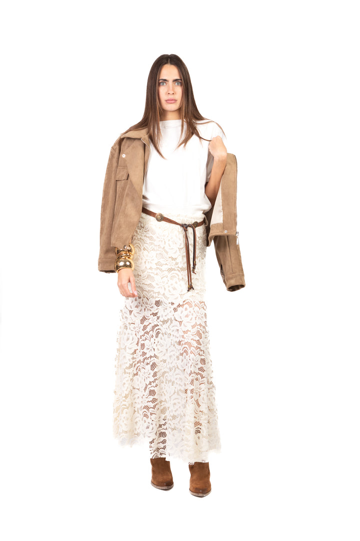 Tensione In - Bomber scamosciato con taschini Art. PE260109