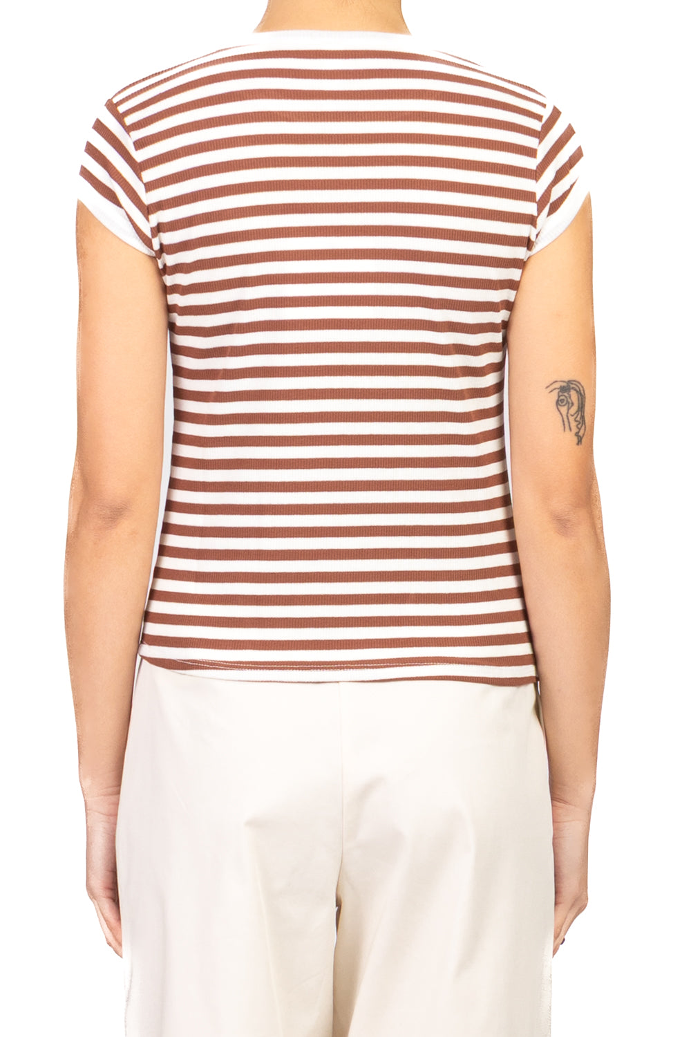 Tensione In - T-shirt a costine rigata  Art. 21011